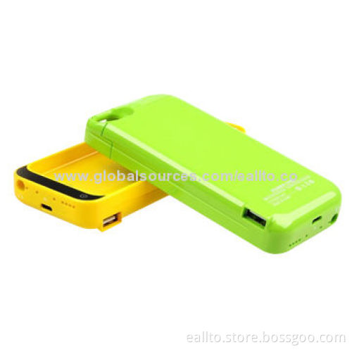 power case for iPhone 5 with 2,200mAh, Sized 62 x 16 x 136mm